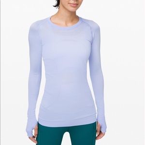 Lululemon Swiftly Tech Long Sleeve in Lavender
